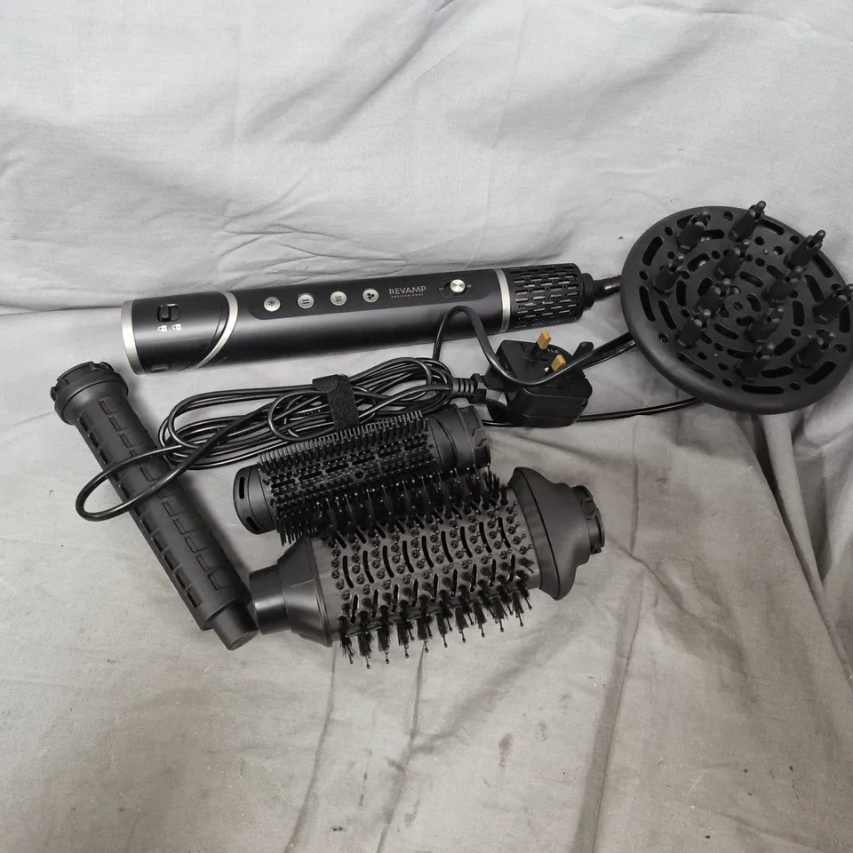 REVAMP PROFESSIONAL CURL AIR STYLE HAIR STYLER WITH ATTACHMENTS – BOXED