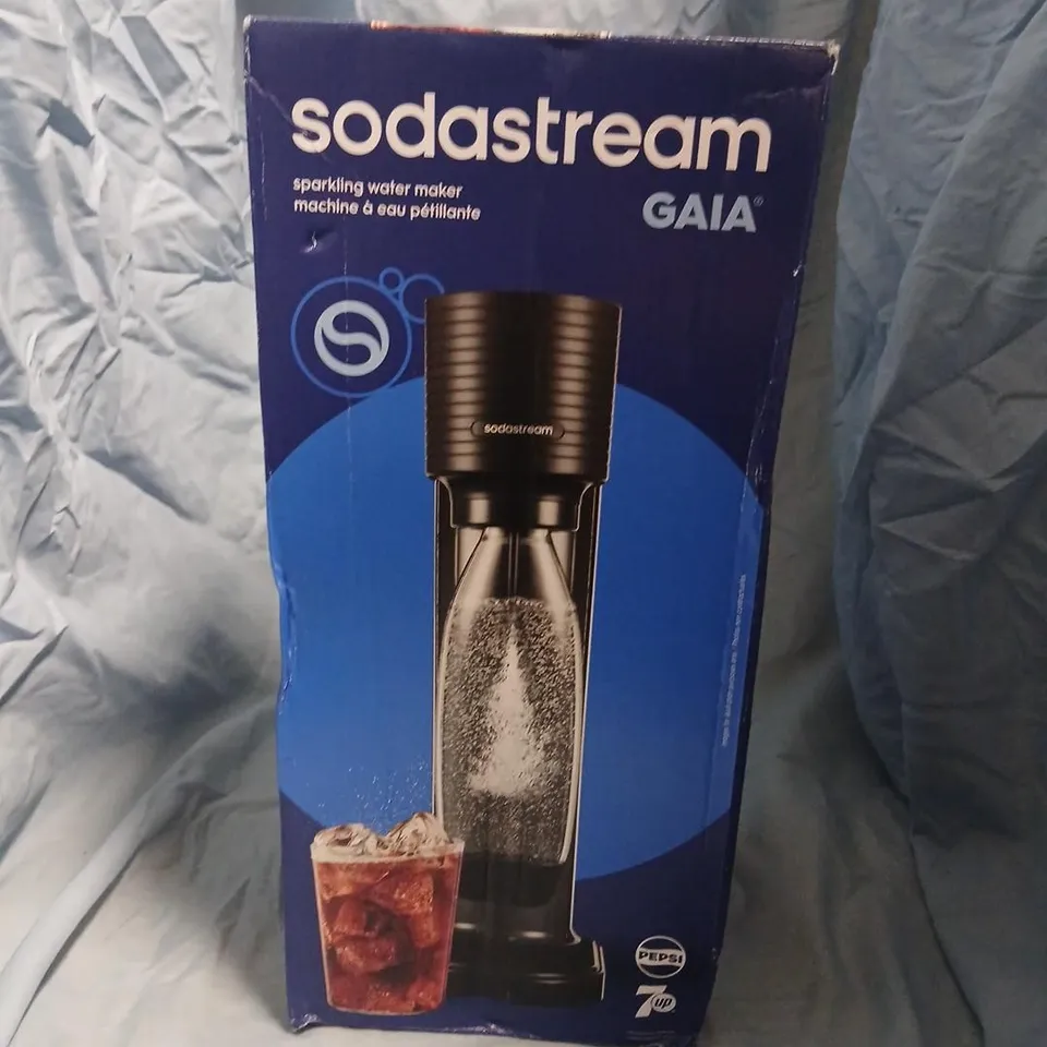 SODASTREAM GAIA SPARKLING WATER MAKER – BOXED