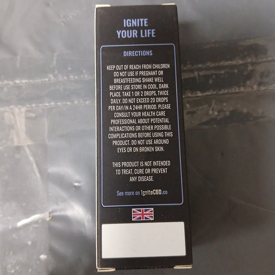 APPROXIMATELY 15 IGNITE CBD DROPS – CALM (CUCUMBER LEMON MINT), 1200 MG CBD OIL, 50 ML