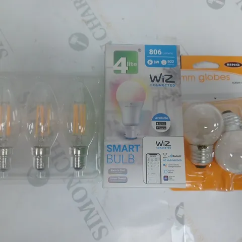 BOX OF APPROXIMATELY 20 ASSORTED LIGHT BULBS