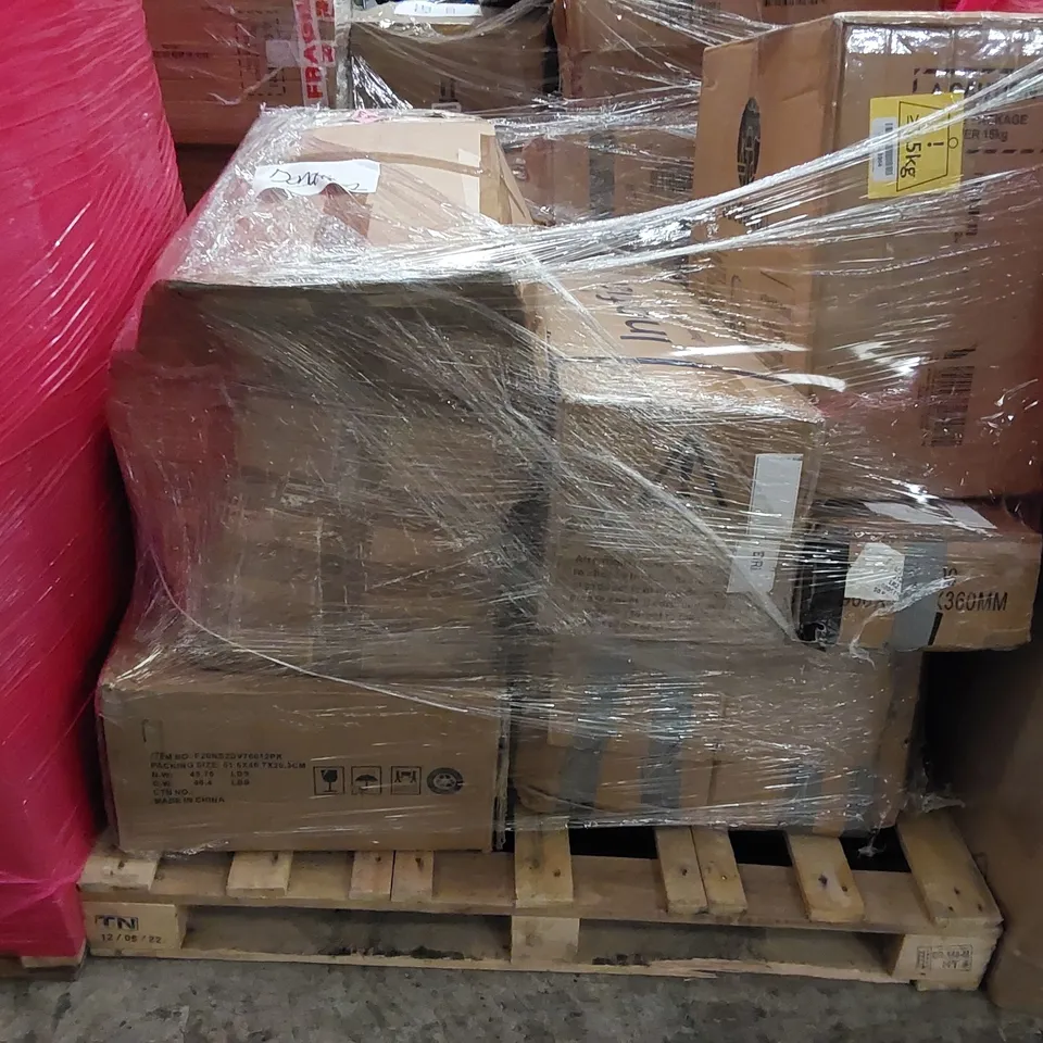 PALLET OF ASSORTED ITEMS INCLUDING: MATTRESS, OFFICE CHAIR
