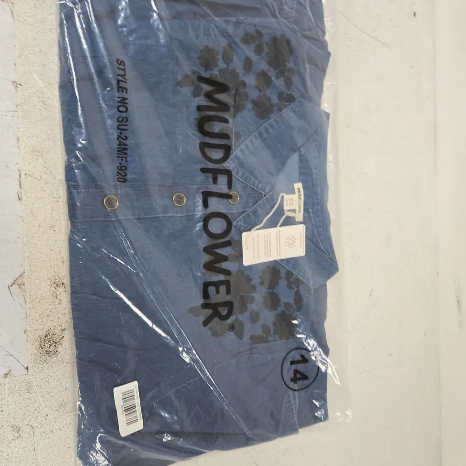 MUDFLOWER DENIM SHIRT – UK 14 (EU 42) WOMEN'S