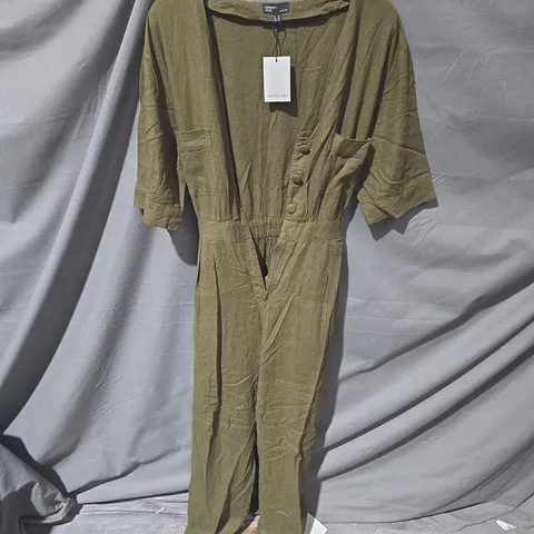 NOBODY'S CHILD SS OHIO JUMPSUIT – UK 14 (EU 42, USA 10) SOFT GREEN