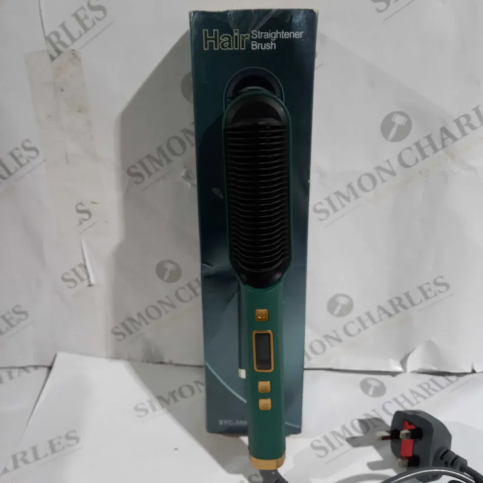 BOXED HAIR STRAIGHTENER BRUSH 