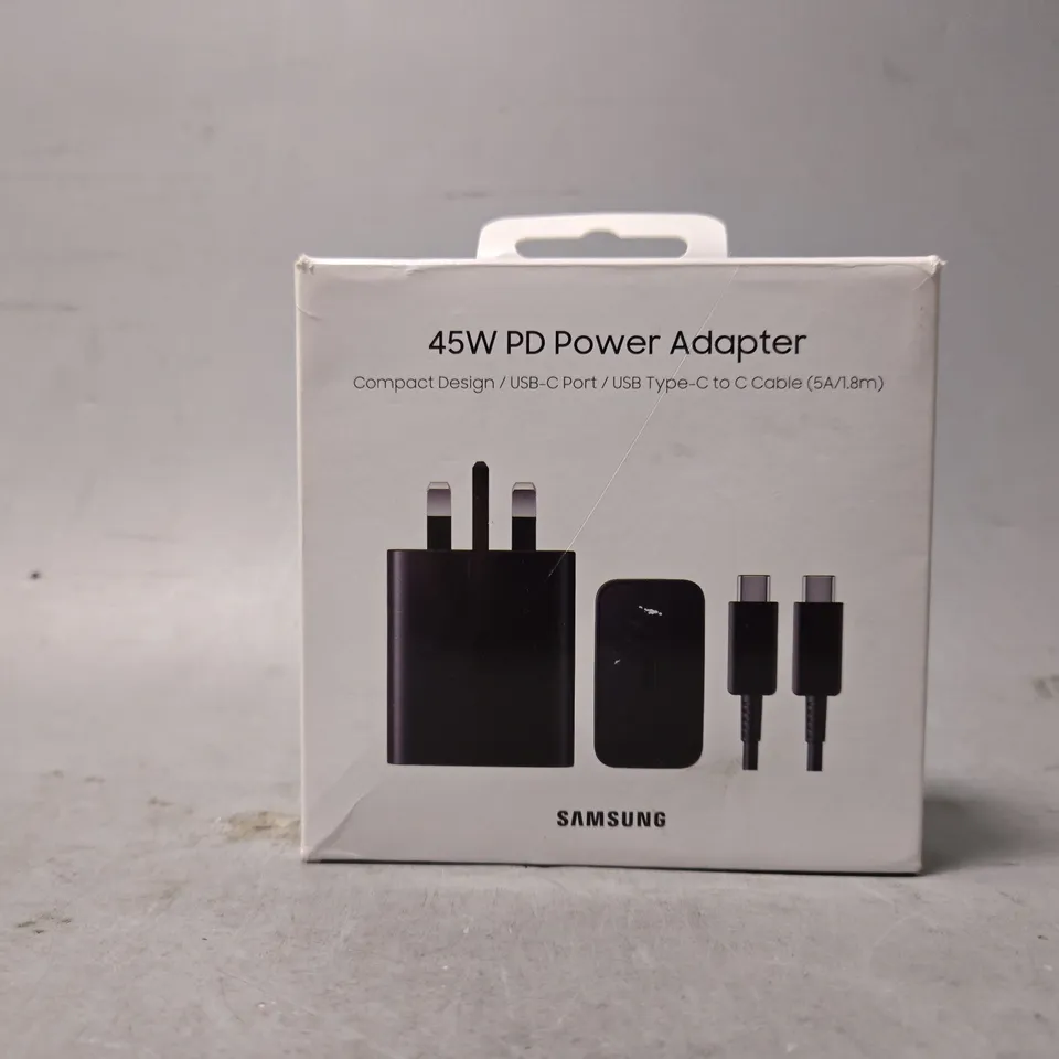 BOXED SAMUNG 45W PD POWER ADAPTER 