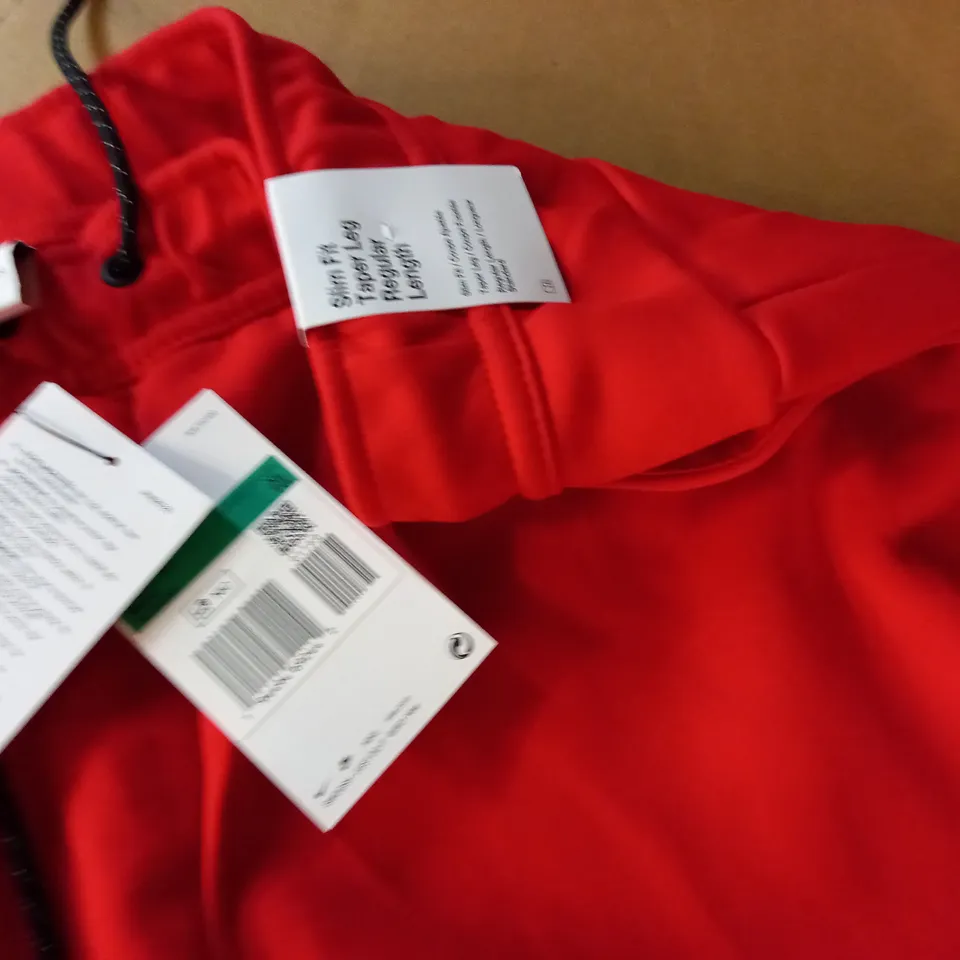NIKE RED SWEAT PANTS - XL