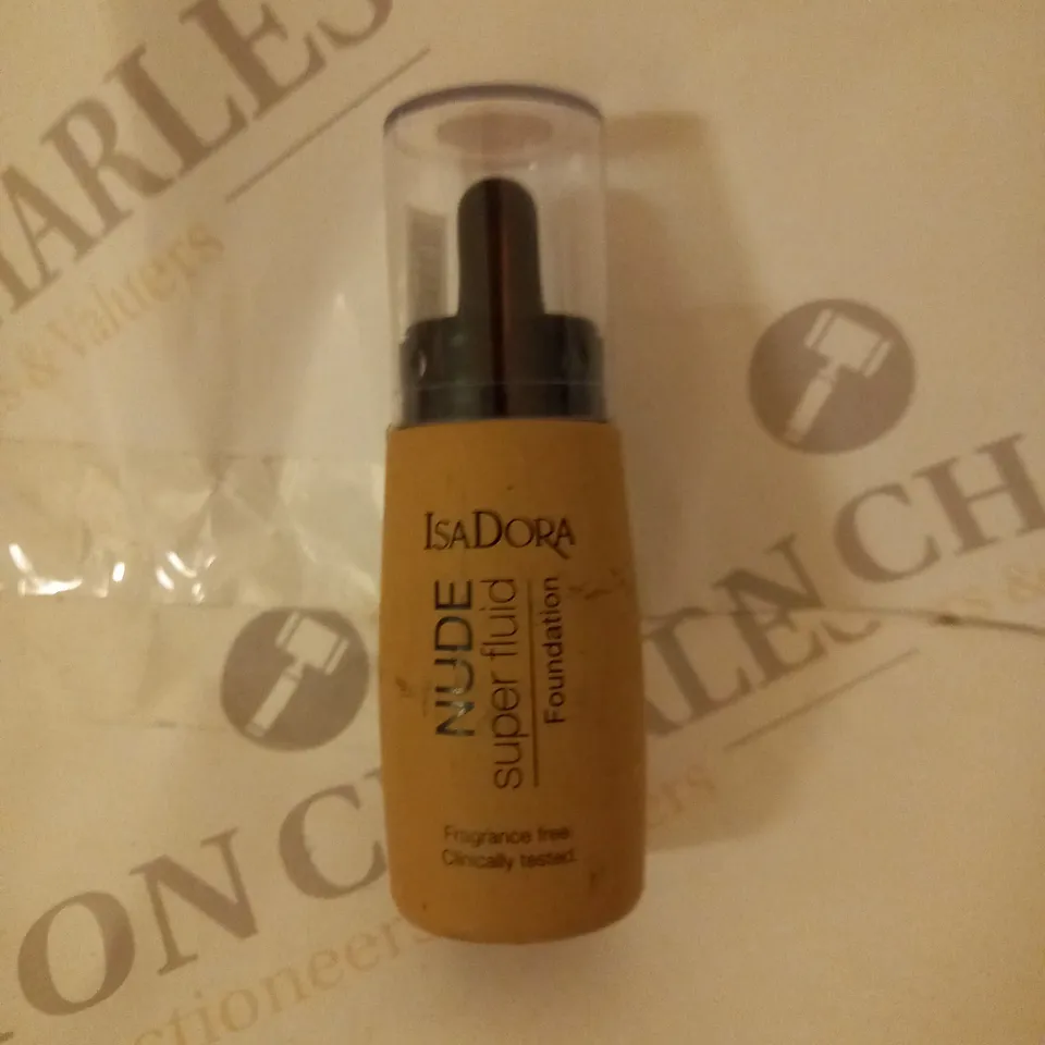 BOX OF APPROXIMATELY 15 30ML BOTTLES - ISADORA NUDE SUPER FLUID FOUNDATION (NO. 18 - HONEY)