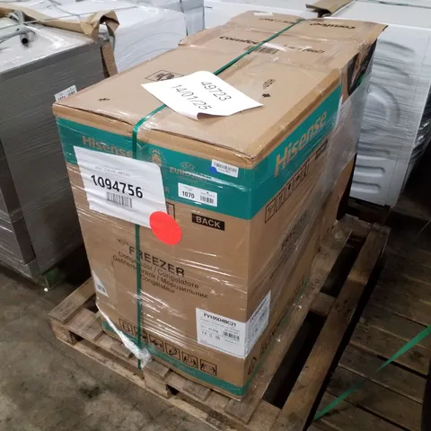 PALLET OF APPROXIMATELY 2 UNPROCESSED RAW RETURN WHITE GOODS TO INCLUDE