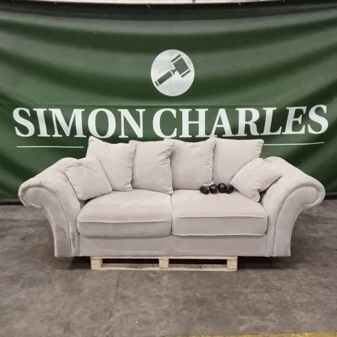 WINDSOR 3 SEATER FABRIC SCATTER BACK SOFA