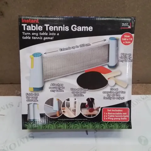 BRAND NEW INSTANT TABLE TENNIS GAME