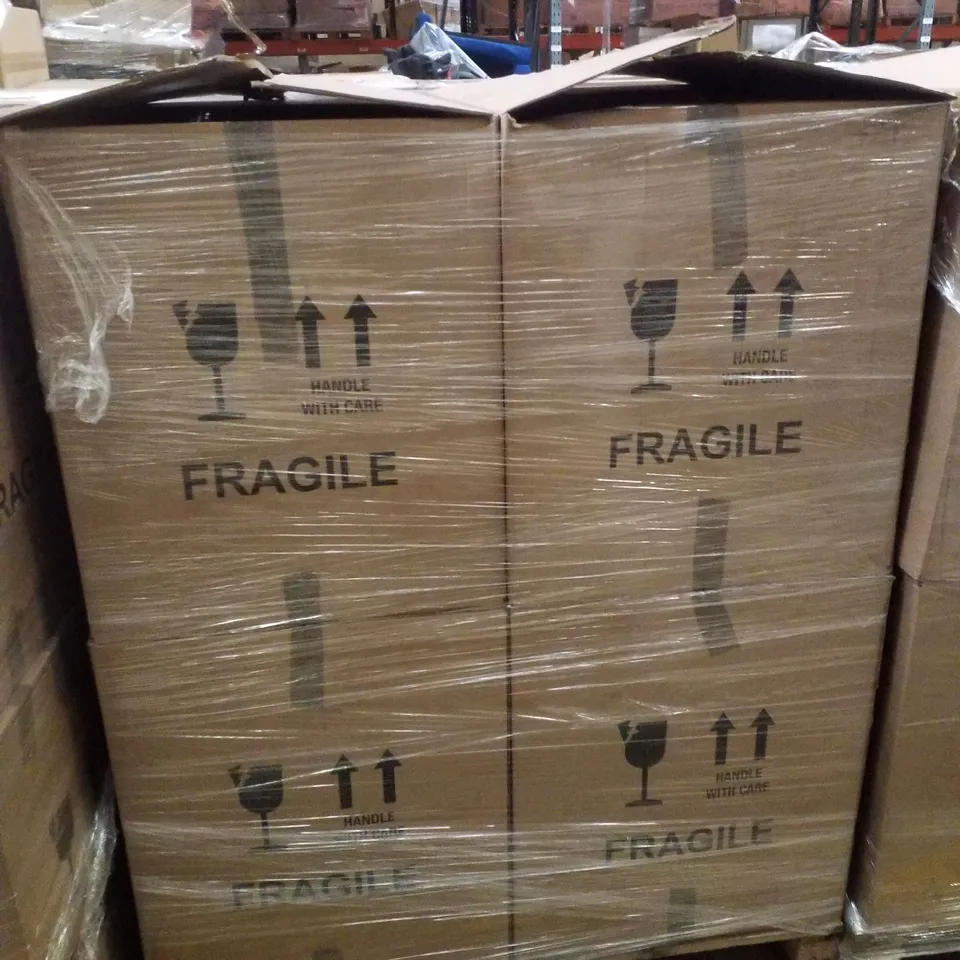 PALLET CONTAINING ASSORTED CHRISTMAS PRODUCTS & DECORATIONS INCLUDING PINATA STAR, WRAPPING PAPER & BOTTLE BRUSH LED TREES