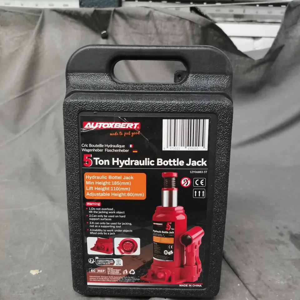 5 TON HYDRAULIC BOTTLE JACK – CARRY CASE