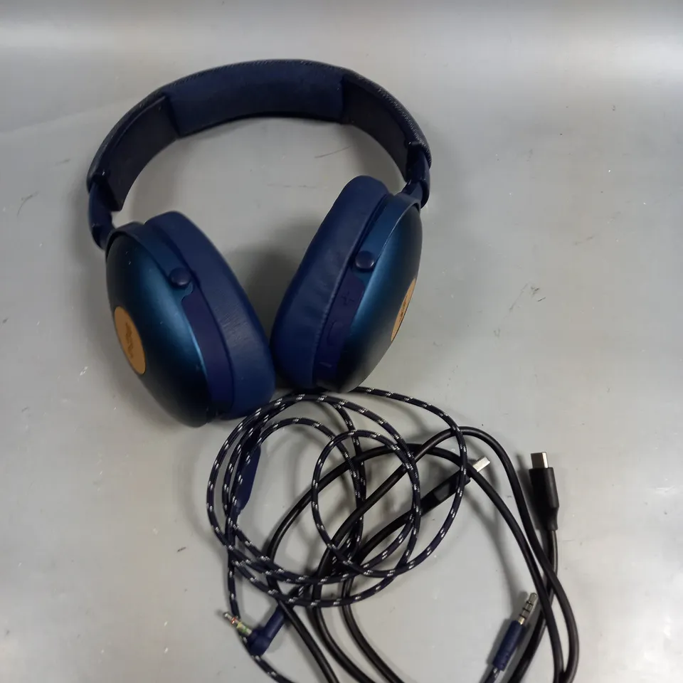 MARLEY OVERHEAD WIRLESS HEADPHONES IN BLUE 