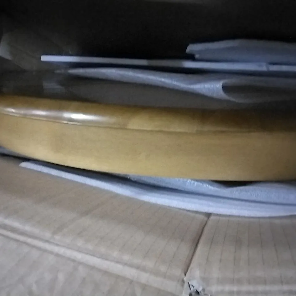 BOXED HUDSON ROUND OAK 90 - 120CM EXTENDING DINING TABLE 