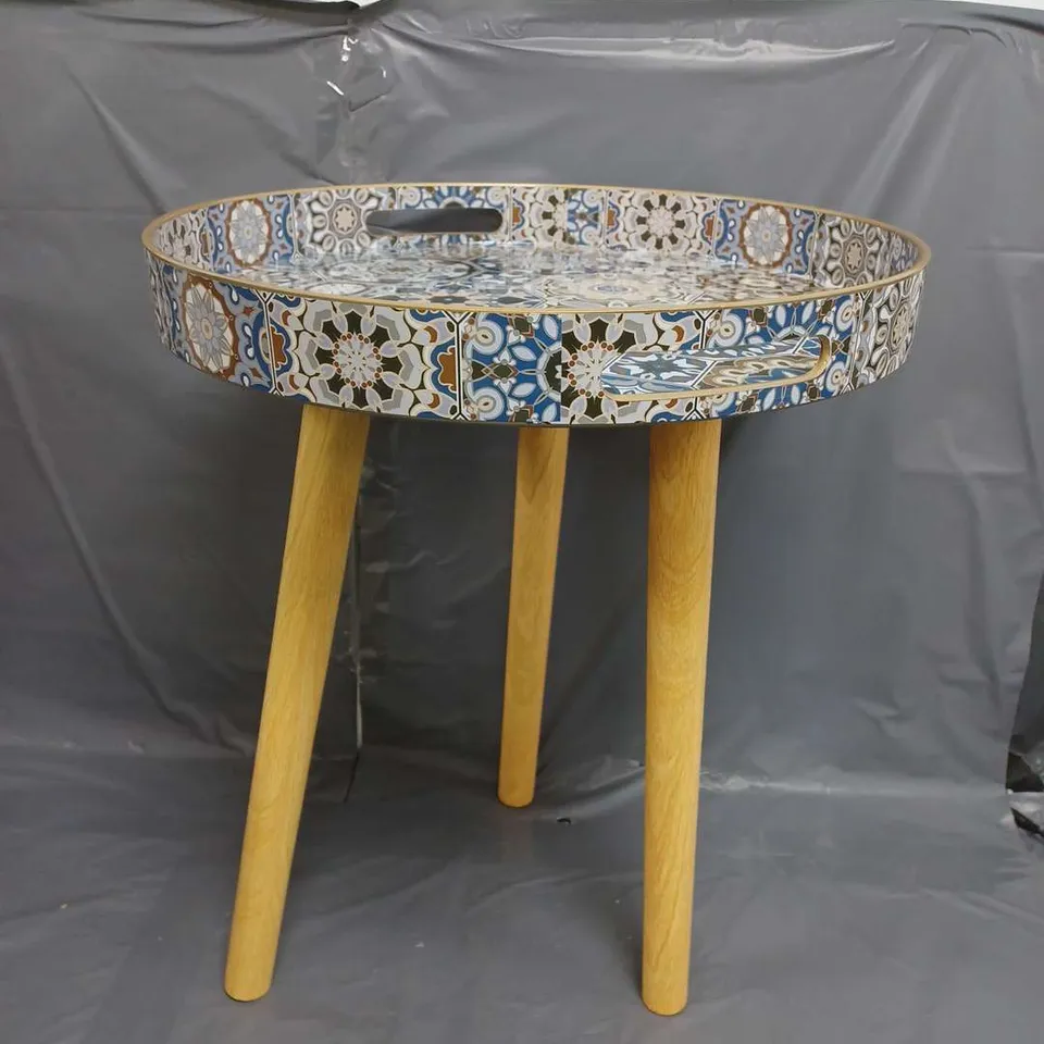 BOXED ZOSENLEY WOODEN TRAY WITH DETACHABLE LEGS 