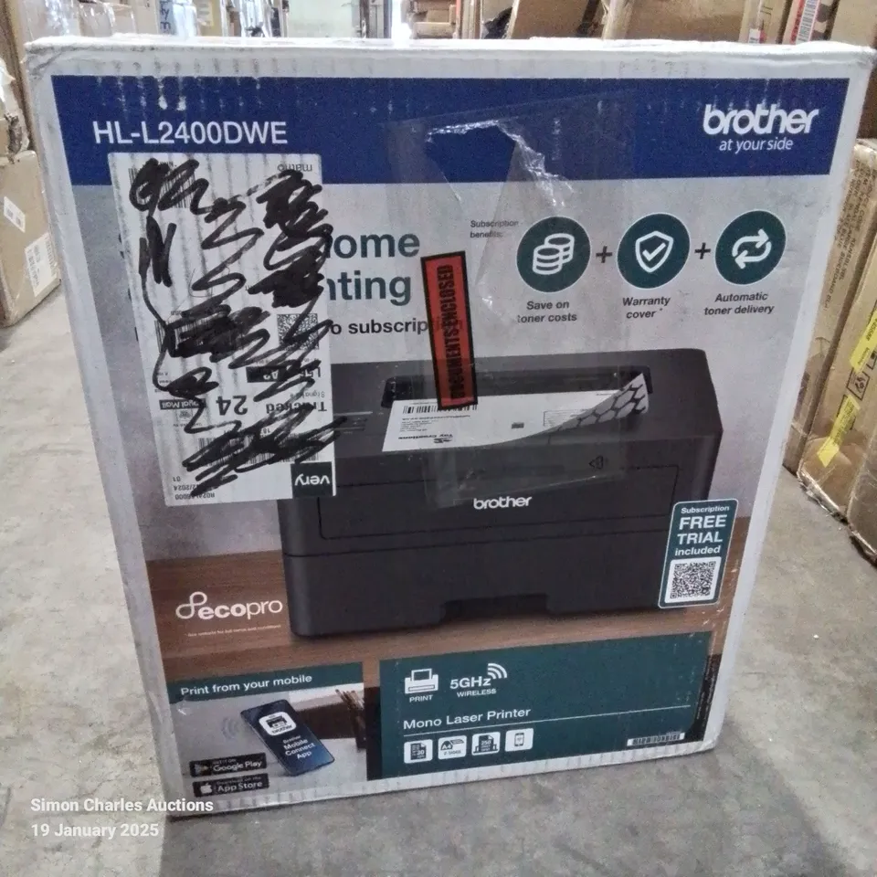 BOXED BROTHER WIRELESS HOME PRINTER