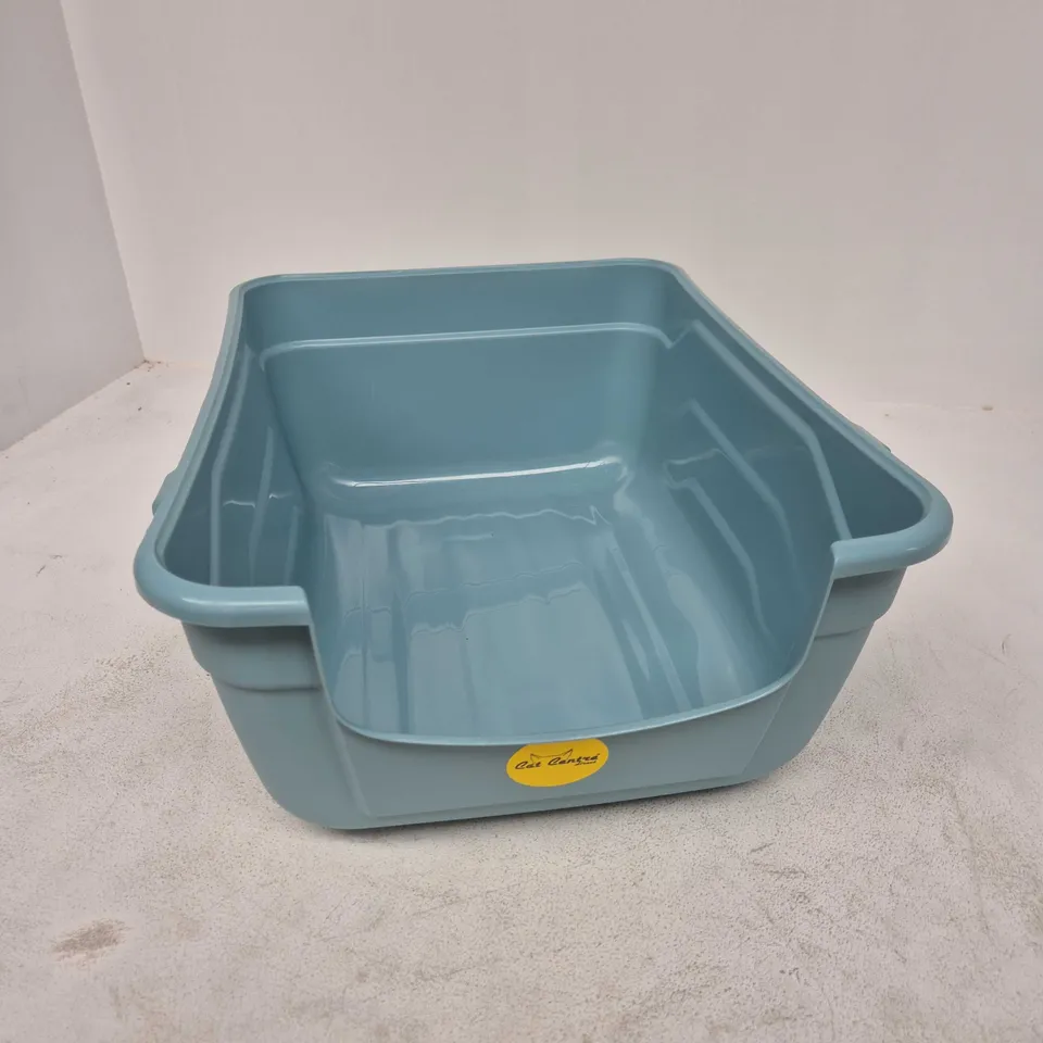 CAT CENTRE DIRECT LITTER TRAY BASE IN BLUE