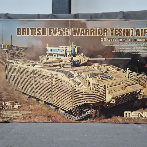 BOXED MENG 1/35 SCALE BRITISH FV510 WARRIOR TES[H] AIFV MODEL