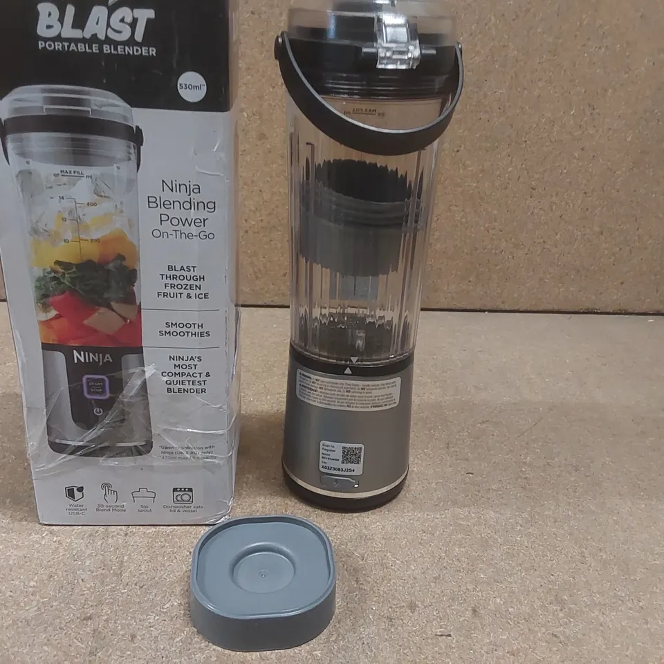 BOXED NINJA BC151UKBK BLAST PORTABLE BLENDER 