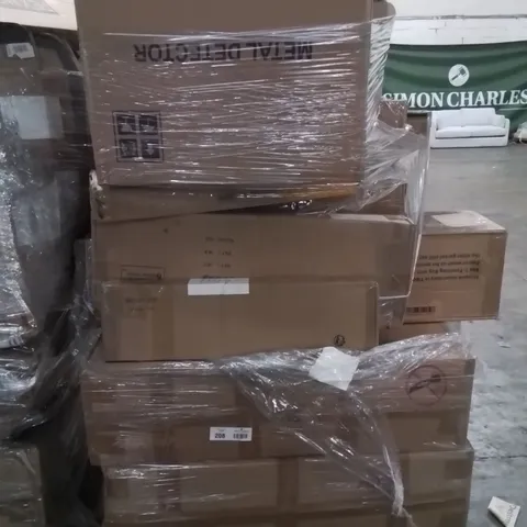PALLET CONTAINING ASSORTED ITEMS TO INCLUDE: GREY PET BEDS ECT.