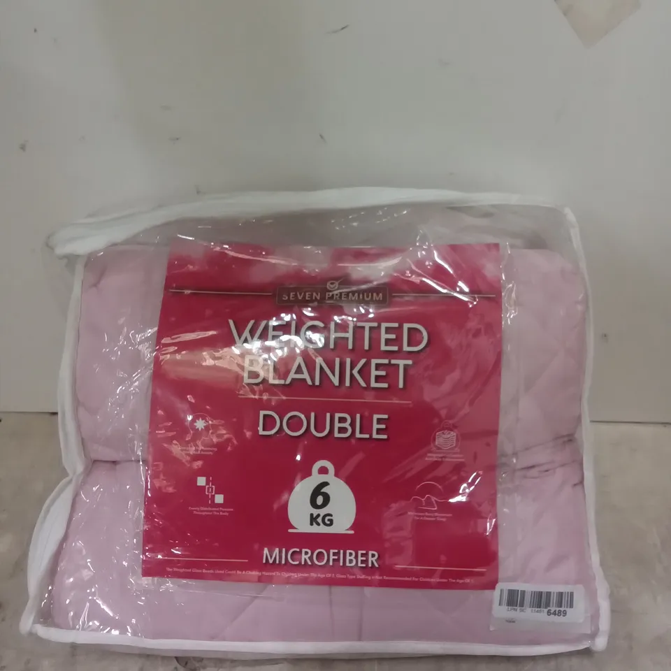 PACKAGED 6KG DOUBLE WEIGHTED BLANKET
