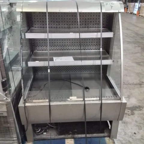 STAINLESS STEEL COMMERCIAL COLD DISPLAY FRIDGE/COUNTER 
