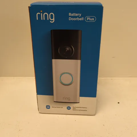 RING BATTERY DOORBELL PLUS β BOXED