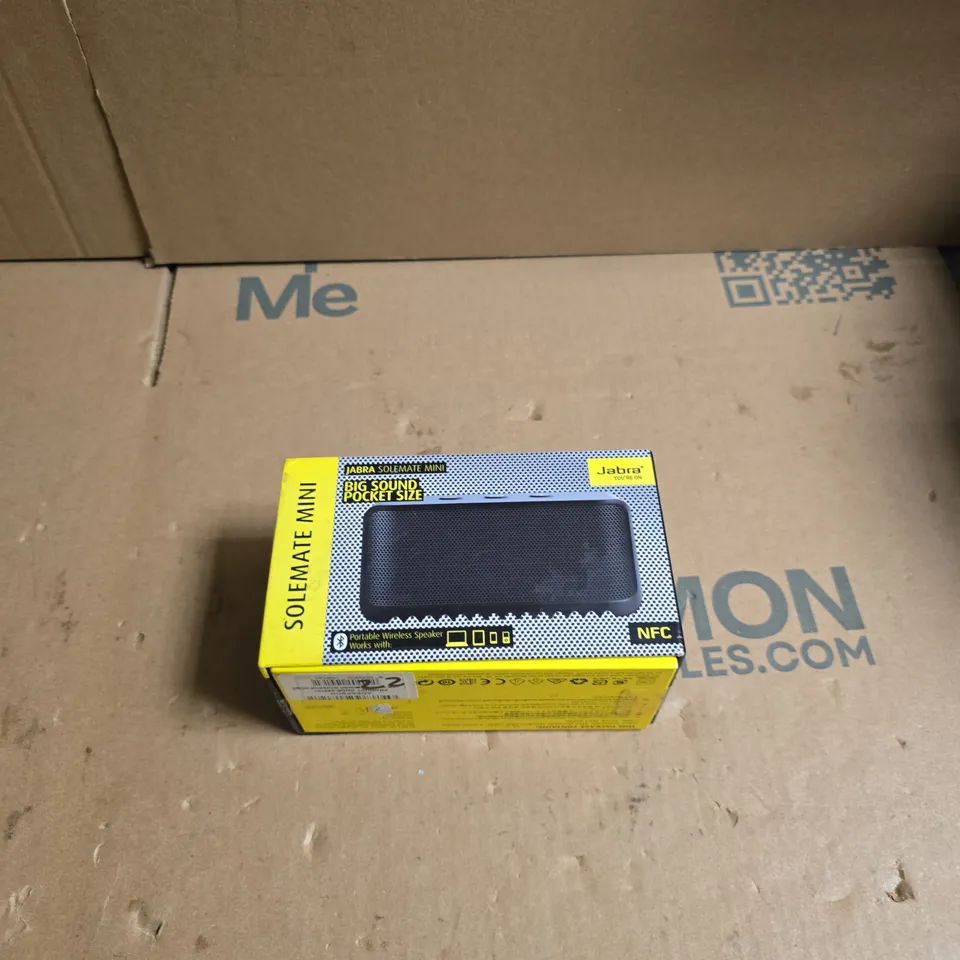 JABRA SOLEMATE MINI PORTABLE WIRELESS SPEAKER – BLACK (BOXED)