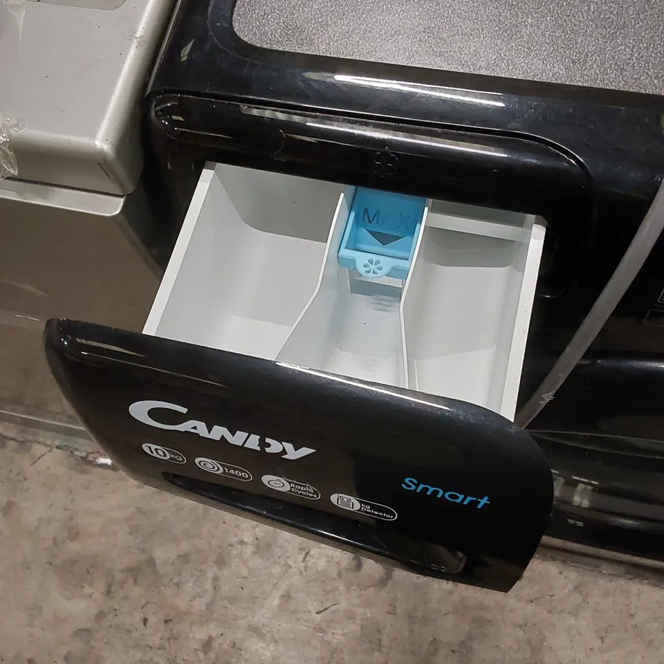 CANDY SMART PRO FREESTANDING WASHING MACHINE BLACK, MODEL CS1410TBBE/1-80