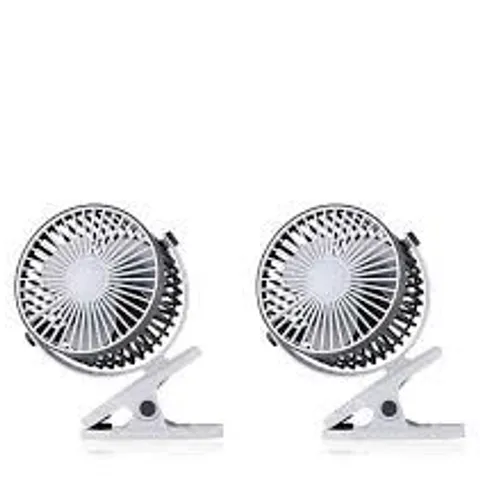 BELL AND HOWELL SET OF 2 CLIP ON FANS