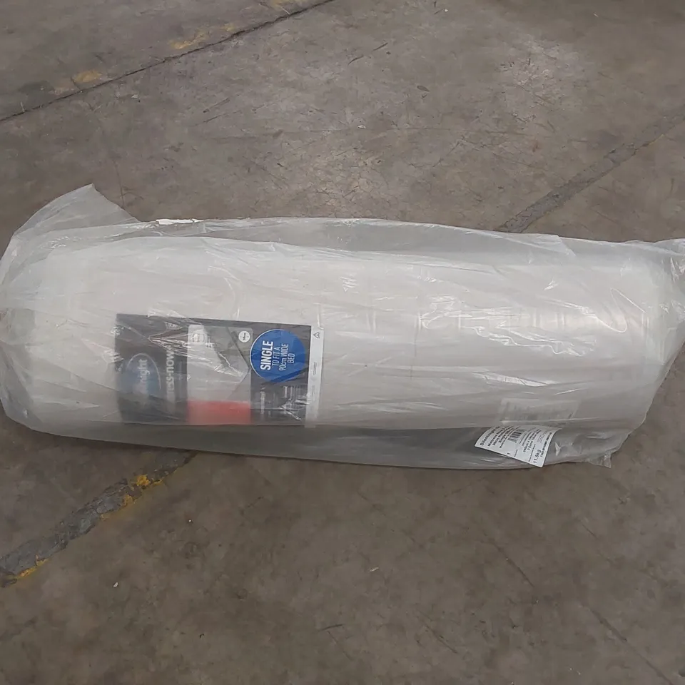 QUALITY BAGGED AND ROLLED SILENTNIGHT 3 ZONE MEMORY FOAM 90CM SINGLE MATTRESS 