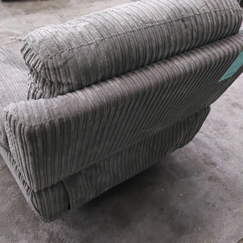 BARON FABRIC MANUAL RECLINER ARMCHAIR - CHARCOAL 