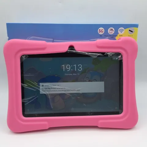BOXED YALUDA 7" KIDS TABLET WITH PROTECTIVE PINK CASE