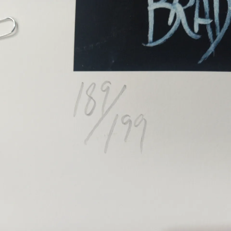 TERRY BRADLEY SIGNED "LIFE STORIES" LIMITED EDITION ART PRINT (189/199)