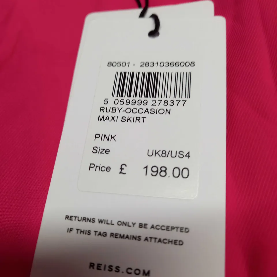 REISS RUBY OCCASION MAXI SKIRT SIZE 8