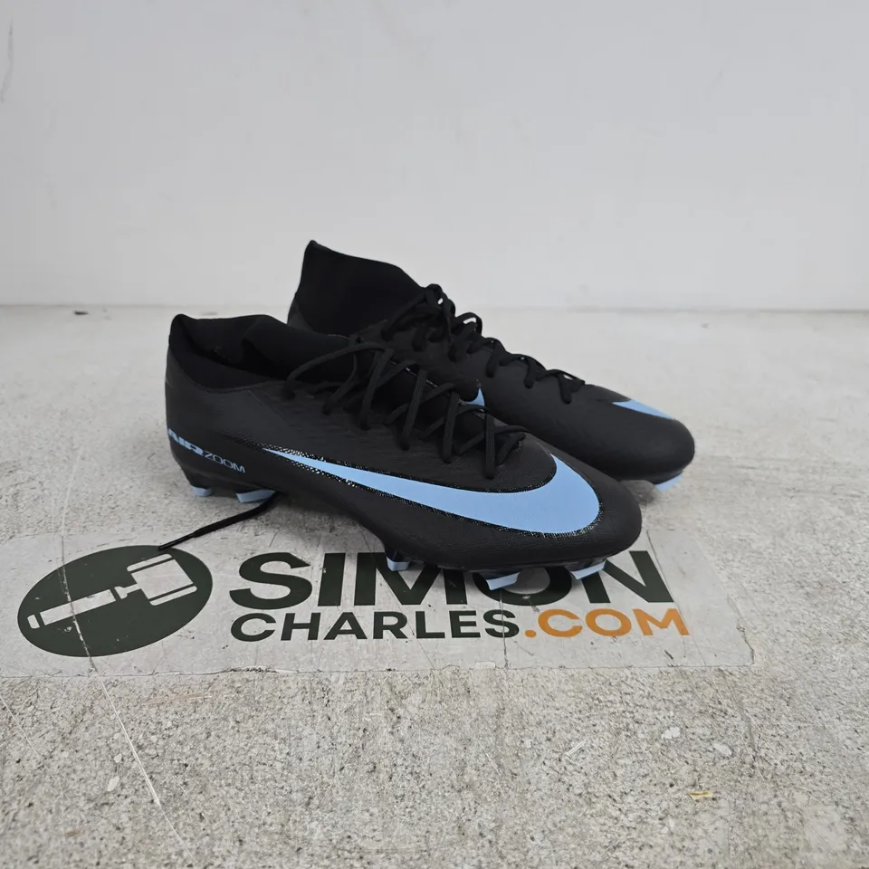 NIKE AIR ZOOM BLACK/BLUE FOOTBALL BOOTS SIZE UK 11 UNBOXED