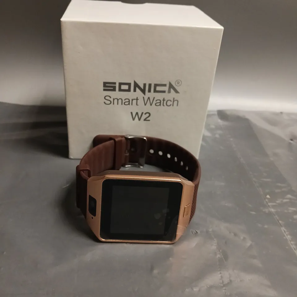 SONICA SMART WATCH W2 GOLD 