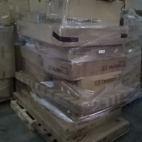 PALLET OF ASSORTED BOXED DINING TABLE PARTS