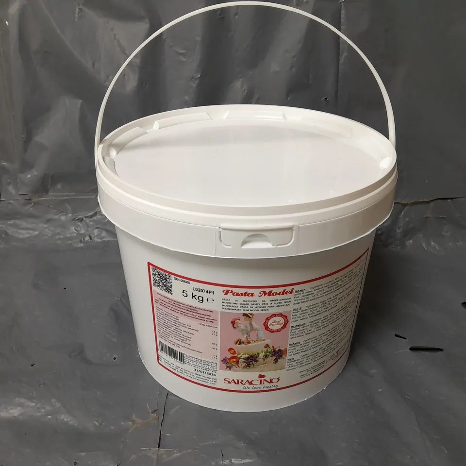 SARACINO MODELLING PASTE - WHITE 5 KG - COLLECTION ONLY