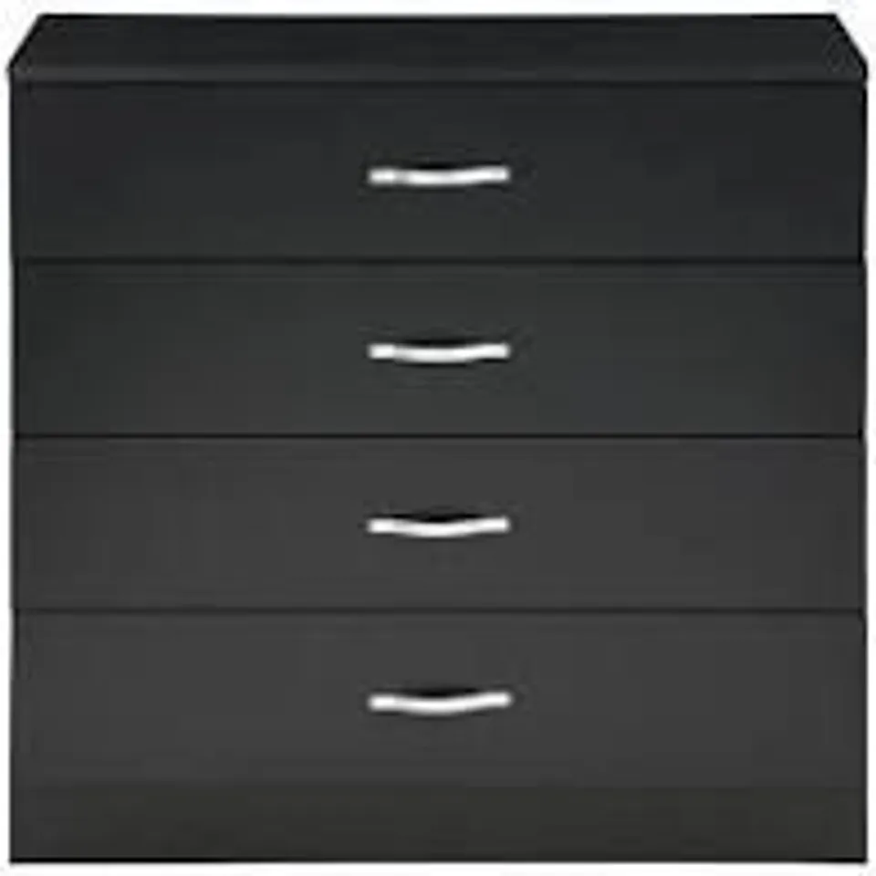 BOXED MISTAYA 4 DRAWER CHEST- BLACK