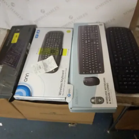 LOT OF 4 ASSORTED ASDA KEYBOARDS