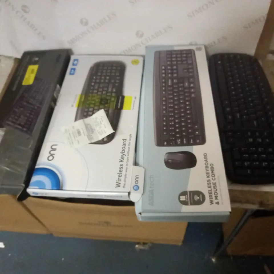 LOT OF 4 ASSORTED ASDA KEYBOARDS