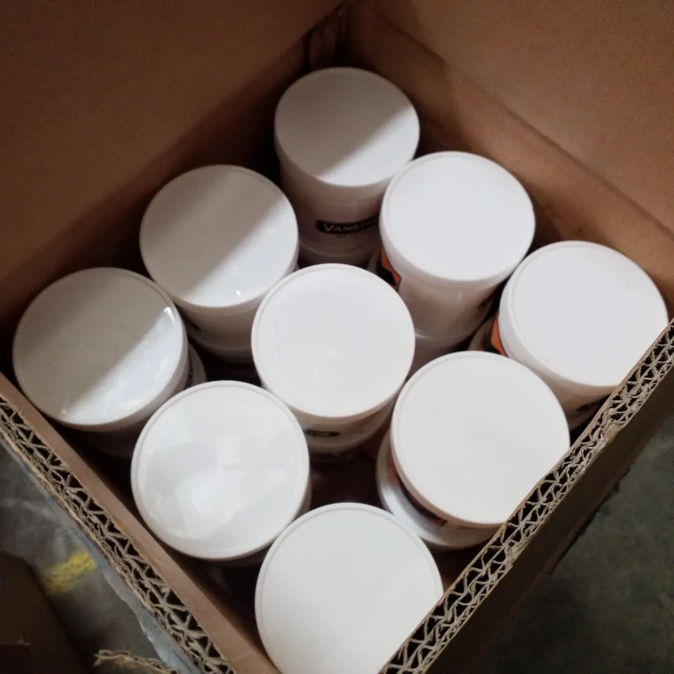 BOX CONTAINING APPROXIMATELY 18 TUBS OF VANSTOX FLUX POWDER 250G