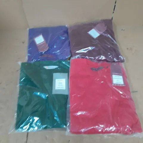 LARGE BOX OF ASSORTED SHOOL JUMPERS IN VARIOUS SIZES AND COLOURS