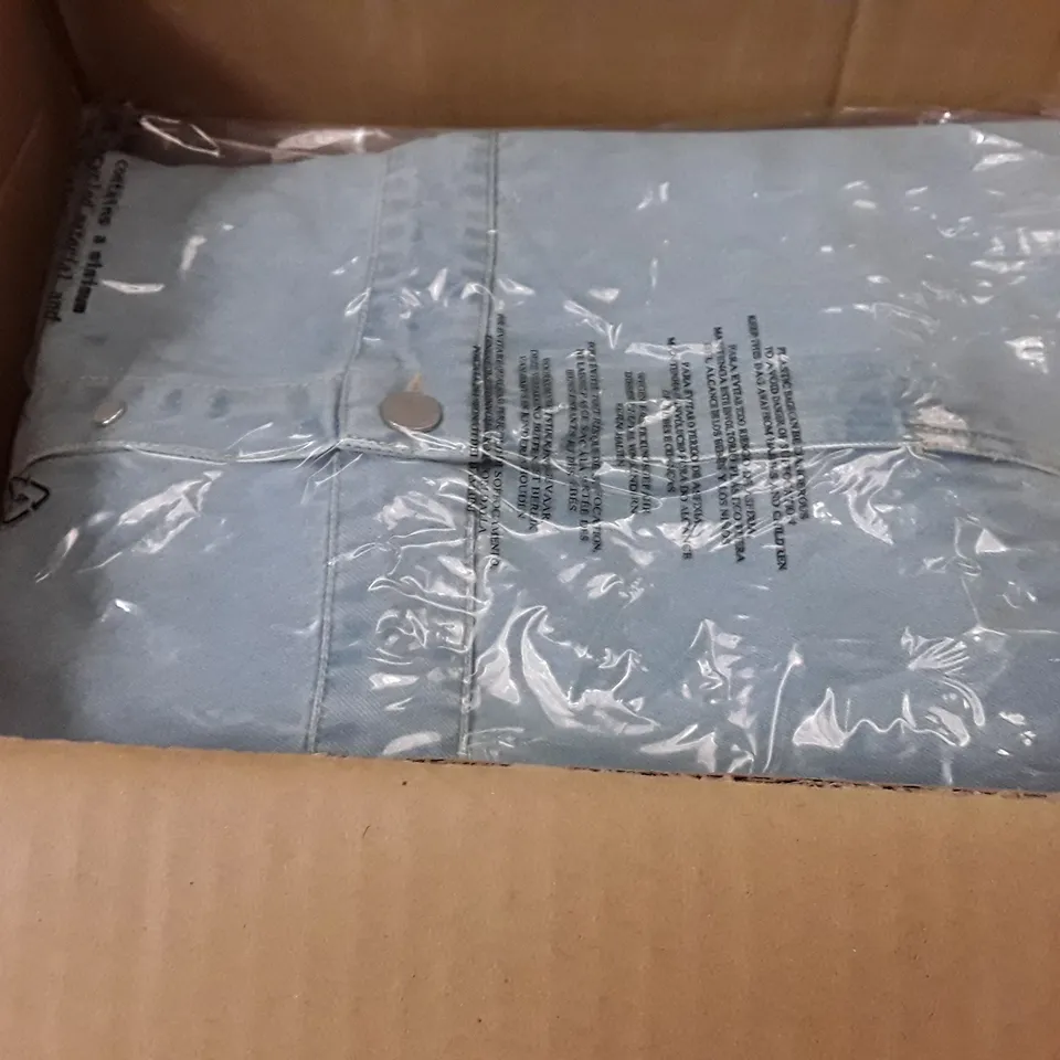 BOXED BRAND NEW JDWILLIAMS DENIM SHIRT DRESS SIZE 20 LIGHT BLUE COLOUR APPROXIMATELY 8 PIECES