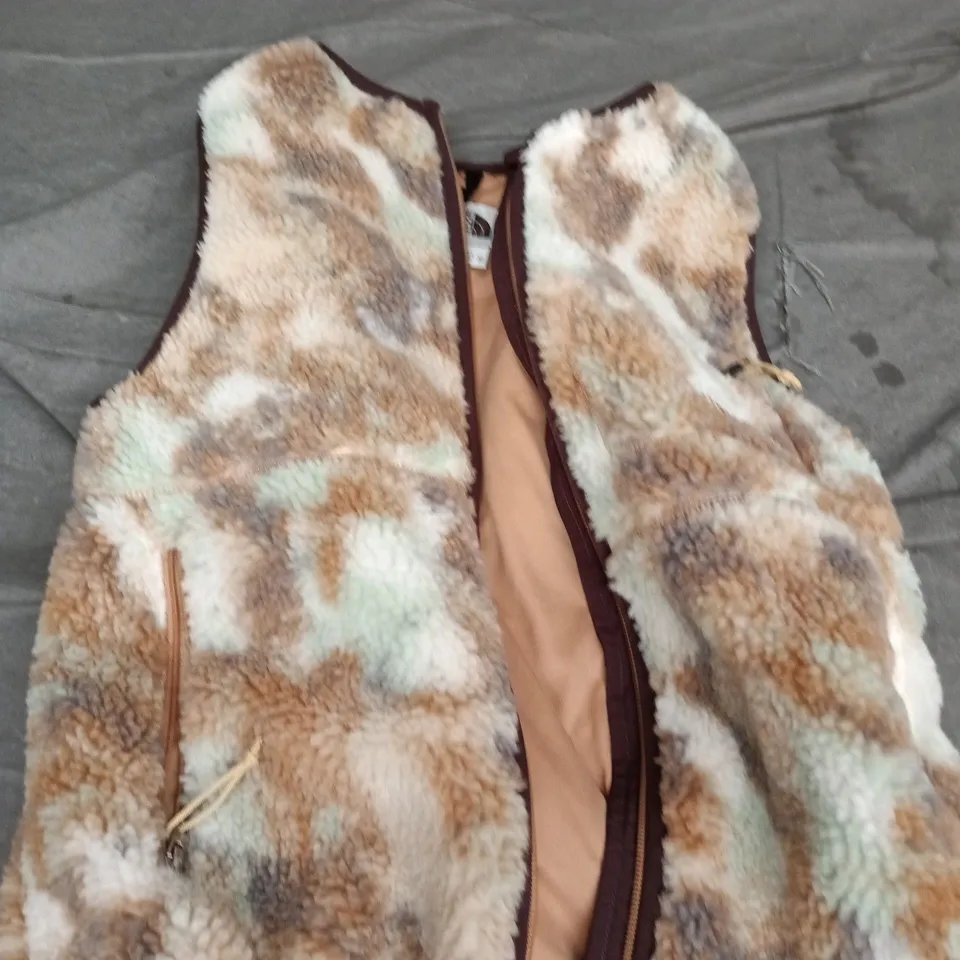 THE NORTH FACE WOMEN'S ZIP-FRONT SHERPA FLEECE VEST, XS