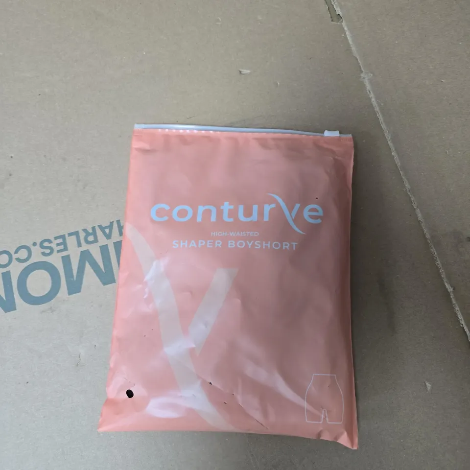 BOX OF APPROXIMATELY 20 ASSORTED CLOTHING ITEMS TO INCLUDE: CONTURVE HIGH WAISTED SHAPER BODYSHORTS