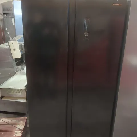 KENWOOD KSBSBD25 AMERICAN-STYLE FRIDGE FREEZER - BLACK