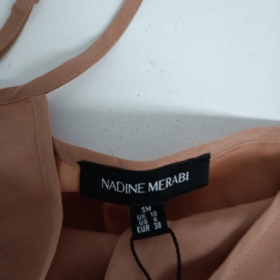 NADINE MERABI DRESS - DUSTY PINK, UK 10 (US 6, EUR 38)