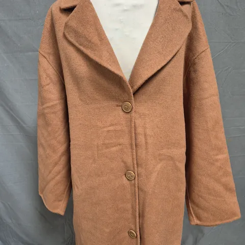 SEASALT CORNWALL PENSILVA COAT IN CAMEL SIZE UK 12